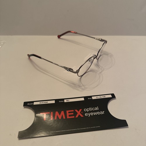 NEU Style by TIMEX 9:41AM BURGUNDERFARBEN AUTHENTISCHE TITANBRILLE RX 51-16-130 MM - Bild 2 von 7