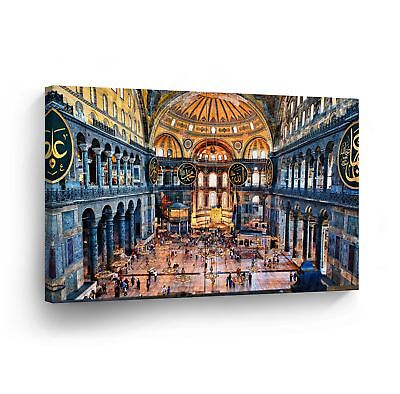 Ic Wall Art Haghia Sophia Museum Istanbul Canvas Print Home Decor - Istanbul Home Decor Ic Wall Art Haghia Sophia Museum Istanbul Canvas Print Home Decor - Istanbul Home Decor