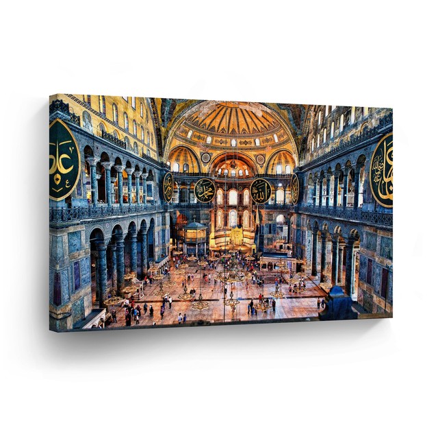 Islamic Wall Art Haghia Sophia Museum Istanbul Canvas Print Home Decor eBay