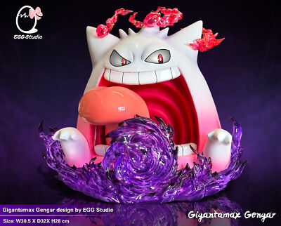 New EGG Studio Gengar H28cm Animation Resin Statue Toys Dynamax