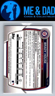 2023 Bowman 1st Edition #BPPF-68 Brady House | eBay