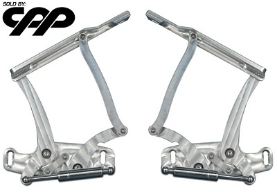 68-72 Pontiac GTO LeMans Eddie Motorsports MS149-59M Billet Aluminum Hood Hinges
