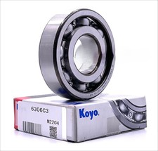 NEW KOYO 6306 C3 Deep Groove Ball Bearing, 30x72x19 FAST SHIPPINGH