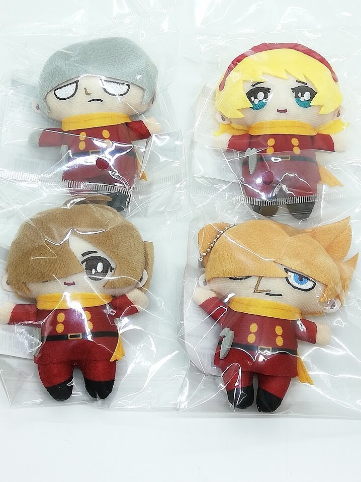 Cyborg 009 Chibi Plush Toy Ball Chain Set of 4 Shotaro Ishinomori