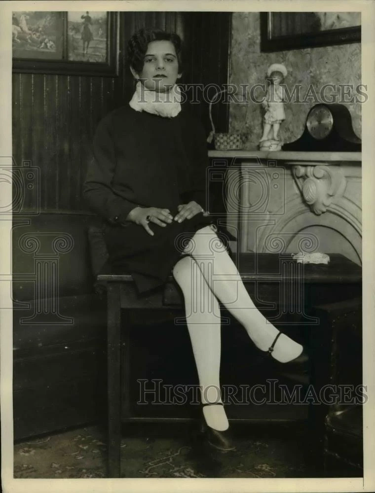 1928 photo de presse Anna White intentée un procès contre Frank Starr Cour suprême
