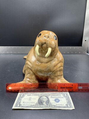 Vintage Porcelain ceramic Walrus Figurine | eBay