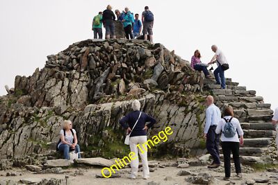 Foto 6x4 Snowdon Summit Gastandant Der Magnet für Wanderer und Zugpass c2014