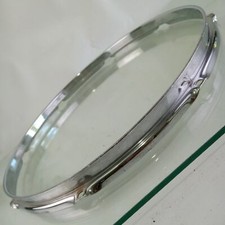 Ludwig 15"BRASS Triple-Flange COB Snare/Tom Drum Batter Rim/Hoop Chrome 8Lug USA