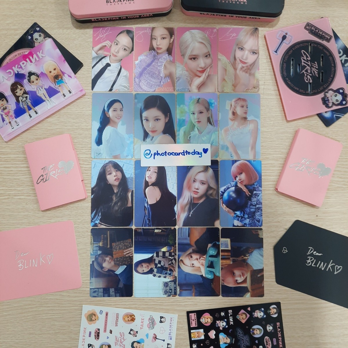 BLACKPINK THE GAME OST THE GIRLS STELLA OFFICIAL PHOTOCARD BLINK