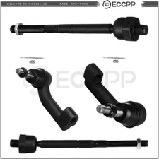 Front Steering Inner & Outer Tie Rod End Suspension For 2009-2017 Ford F-150