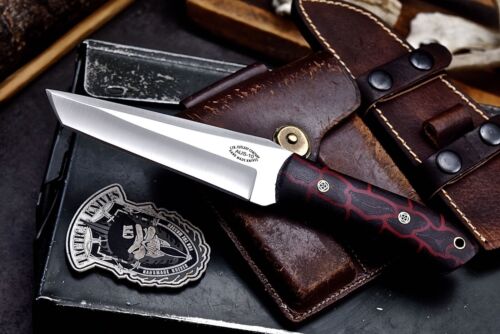 CFK Handmade AUS 10 Custom G10 Hunting Hybrid TANTO Tactical Camping Sport Knife