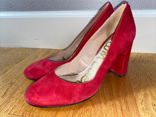 Sam Edelman Stillson Suede Pumps Block 