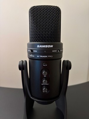 Samson G-Track Pro USB Condenser Microphone  Black  USB  in Original Box