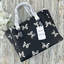 Coach Mollie Tote Bow Print CY647 NWT 429.00 Purse Shoulder Bag