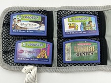 Lot 4 Leap Frog Leapster Learning Games  Case Toy Story 3 Pixar Tangled Animal