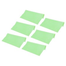 Microfiber Cleaning Cloth 6" x 6" Suede for Camera Lens Eyeglasses Green 24pcs