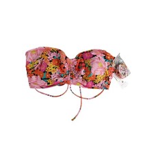 Shade Shore Swimwear Womens 38DD Pink Bikini Top Floral Underwire Padded NWT
