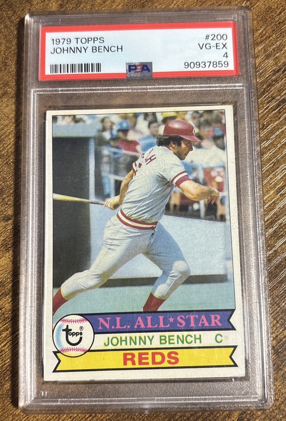 1979 TOPPS JOHNNY BENCH #200 PSA 4