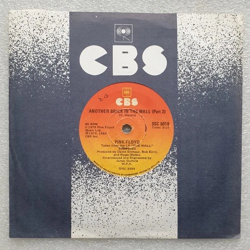 PINK FLOYD: Another Brick In The Wall (Part 2) - South Africa, 7" (45) Single