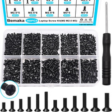 360Pcs Laptop Replacement Screw Kit 12 Sizes M2 M2.5 M3 for PC SSD Repair Set