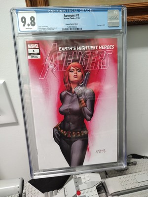 Avengers 1 Joseph Michael Linsner Black Widow Trade Dress Variant Marvel 2018
