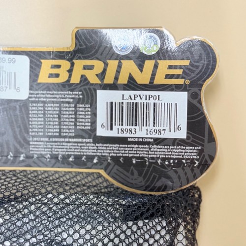 Brine VIP Lacrosse Arm Pads Size Large White Blue Black Forearm Elbow ...