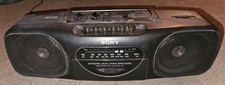 Sony CFS-B11 Portable AM FM Radio Cassette Boombox Tested Working