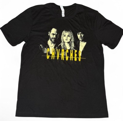 CHVRCHES UNISEX SIZE LARGE BLACK SHORT SLEEVE SHIRT