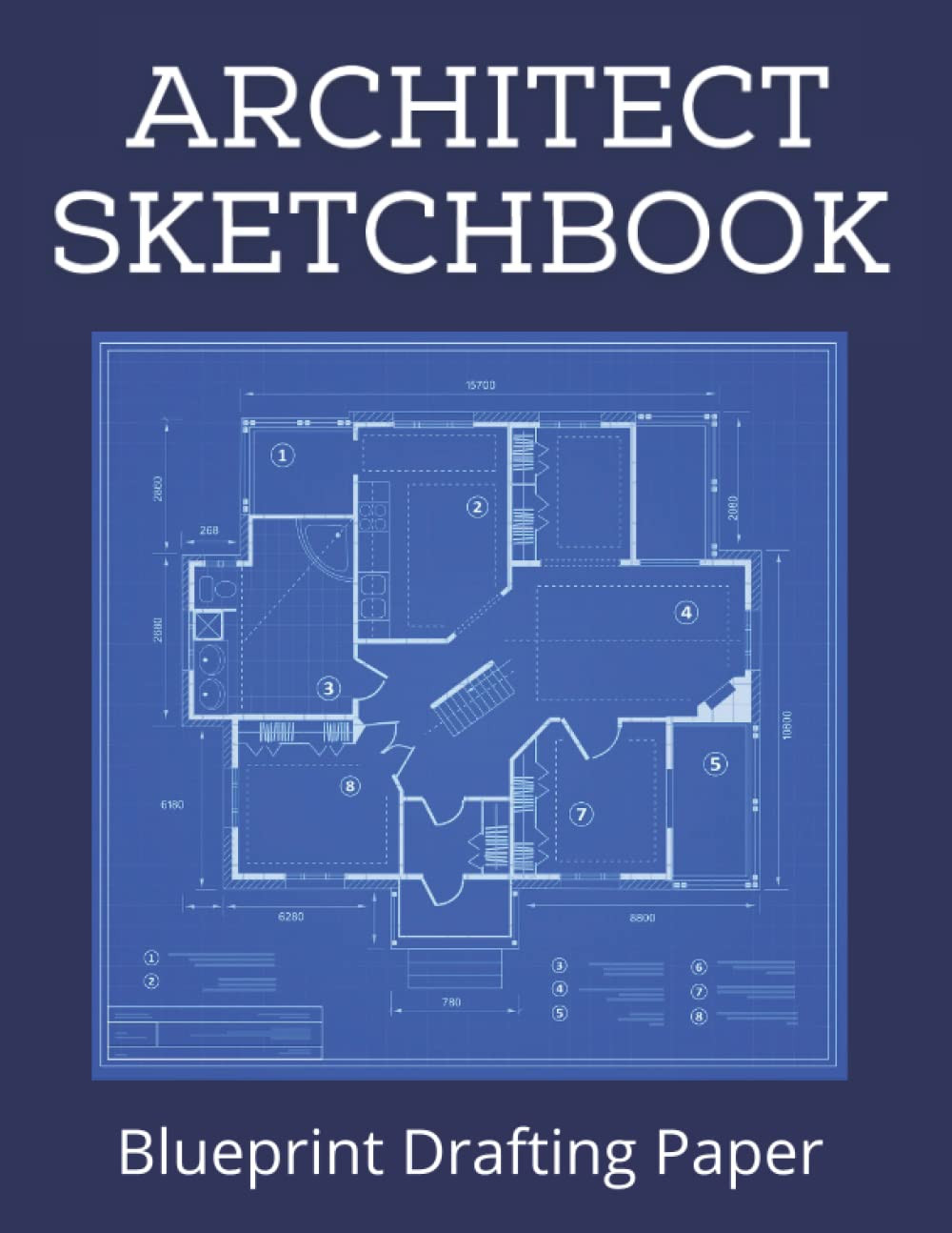 Architect Sketchbook for Blueprint Drafting
