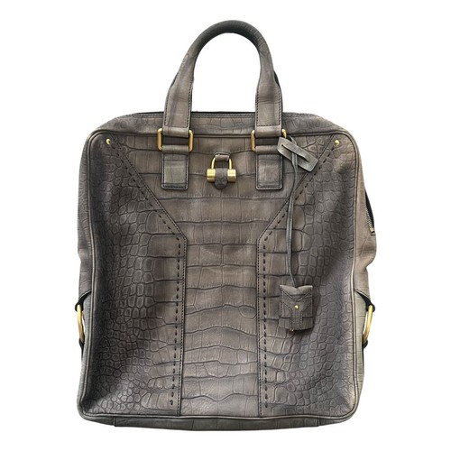 Yves Saint Laurent Embossed Croc Easy Tote Bag Rive Gauche Designer Tote