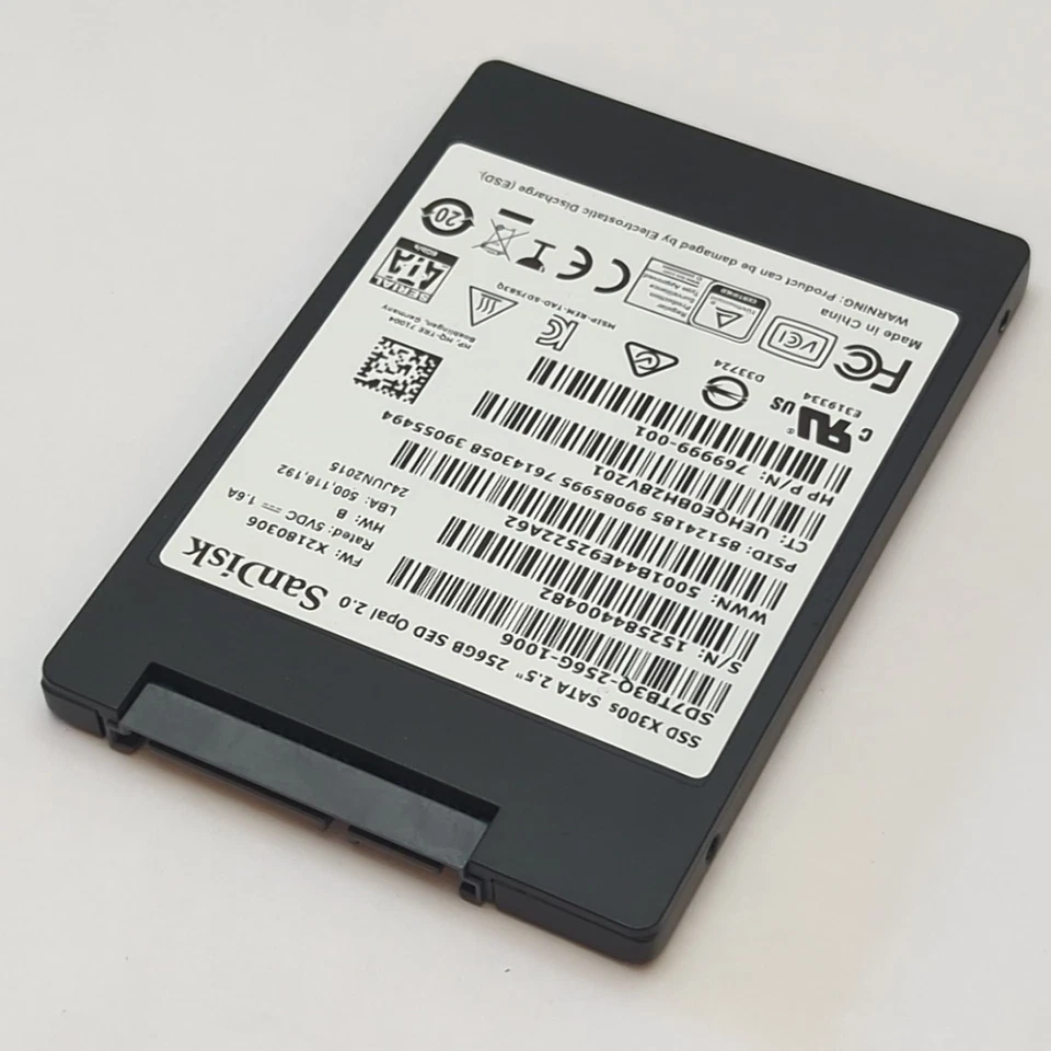 SanDisk X300s 256 GB 2.5 Zoll SATA III SSD Internes Solid State Drive