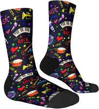 Funny Dress Socks for Men Women Crazy Novelty Casual Graphic Crew Socks Gifts