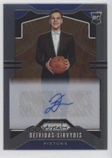 2019-20 Panini Prizm Rookie Signatures Deividas Sirvydis #298 Auto 6o3