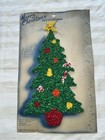 Vintage Melted Plastic Popcorn Christmas Tree Decoration Original Packaging HTF — photo 3