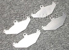 Titanium Brake Pad Shim Heat Shield Set for Lotus Exige 2001-2010; Rear