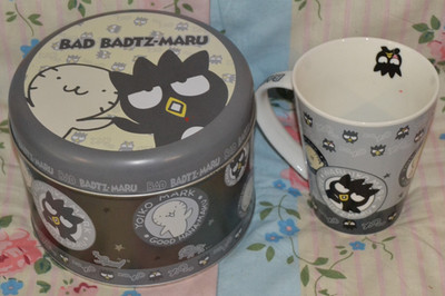 Vintage brandneu Sanrio Bad Badtz-Maru Tasse 2006 - Sammlerdose