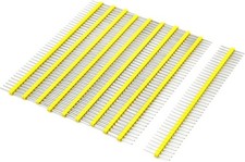 1x40 Pin 2.54mm Single Row Breakaway Male Pin Header Arduino Pack 10pcs EK1530