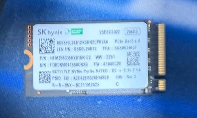 SK Hynix HFM256GD3HX015N 256GB M.2 2242 Internal SSD Solid State Drive