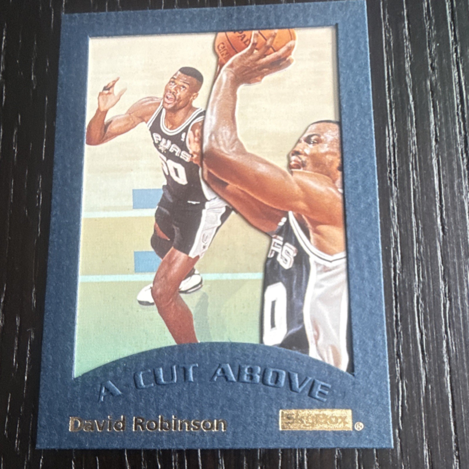 1995-96 SkyBox E-XL A Cut Above Insert #10 David Robinson Spurs NBA Basketball