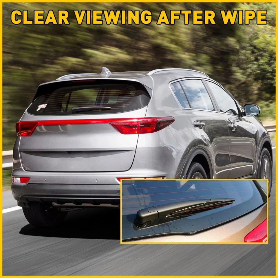 Rear Wiper Arm Blade For Hyundai Tucson 2010-2015 Kia Sportage 2011-16 ABS Black - Image 2 of 4