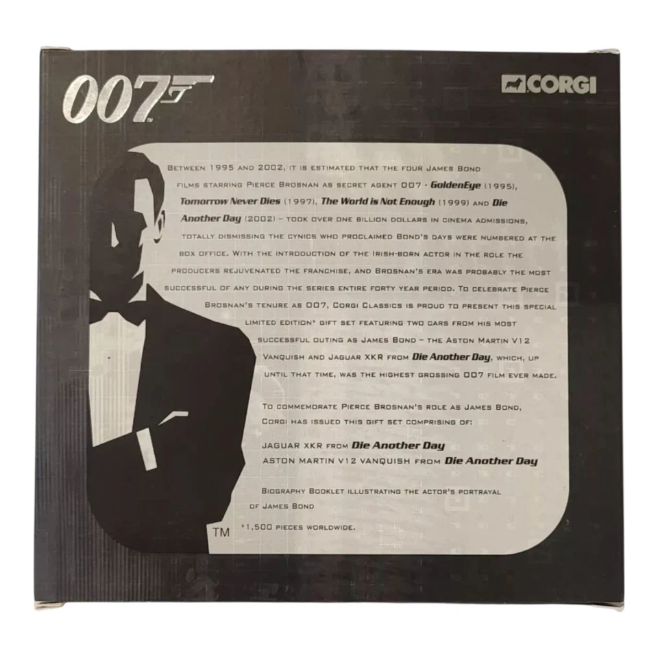 Corgi James Bond 007 Pierce Brosnan 2-Car Limited Edition Set CC93992 Limited Ed - Image 3 of 4