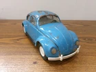 Tonka Volkswagen Bug Beetle 1960's Blue Pressed Steel Toy Car Rusty 8.5" VTG