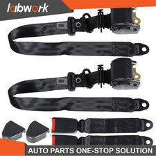 For Jeep Cj Yj Wrangler 1982-1995 2pcs Universal 3 Point Retractable Seat Belts