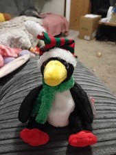 Ty Attic Treasures Toboggan The Penguin, Small Plush Soft Toy