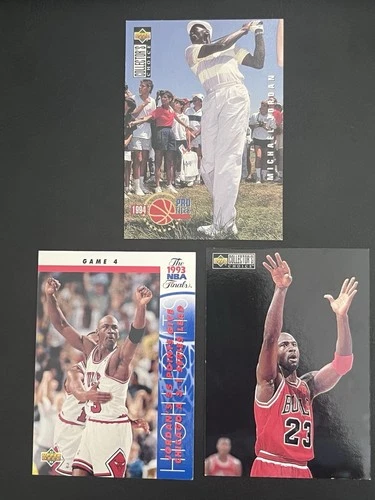 Michael Jordan 90s Upper Deck Bulls Card Lot NBA Finals Highlights