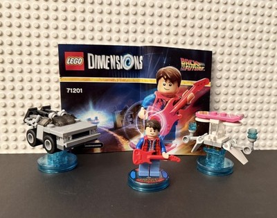 LEGO Dimensions Back To The Future 71201 Level Pack Marty McFly Fully Complete!!