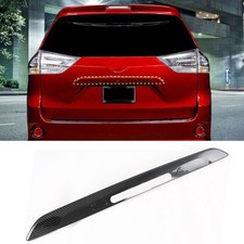 For Toyota Sienna 2011-2020 Rear Trunk Molding Carbon Fiber Garnish Trim Cover