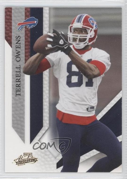 2009 Playoff Absolute Memorabilia Retail Terrell Owens #12 HOF 0a1