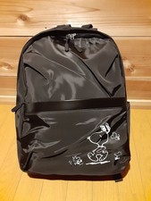 Snoopy illustration black backpack