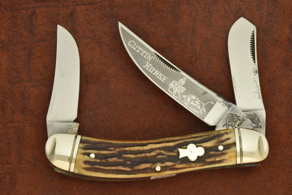 Bulldog Collectible Folding Knives Stag/Antler Handle for sale | eBay